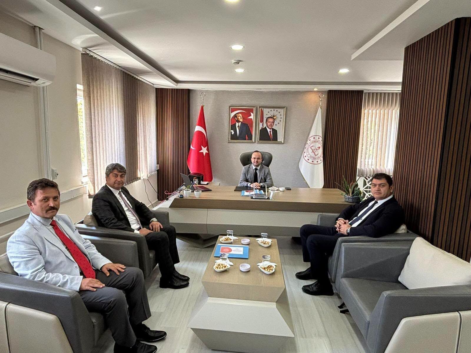 Afşin Kaymakamı Arslantürk’ten İlçe Milli Eğitim Müdürlüğüne Ziyaret2
