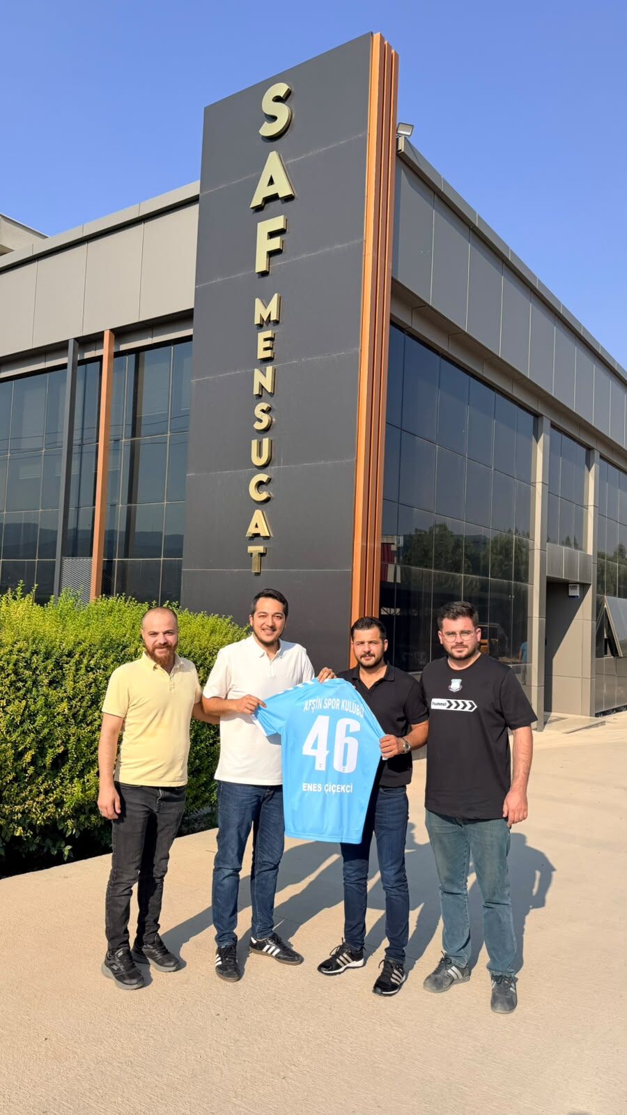 Afşin Spor’dan İş İnsanı Enes Çiçekci’ye Teşekkür Ziyareti