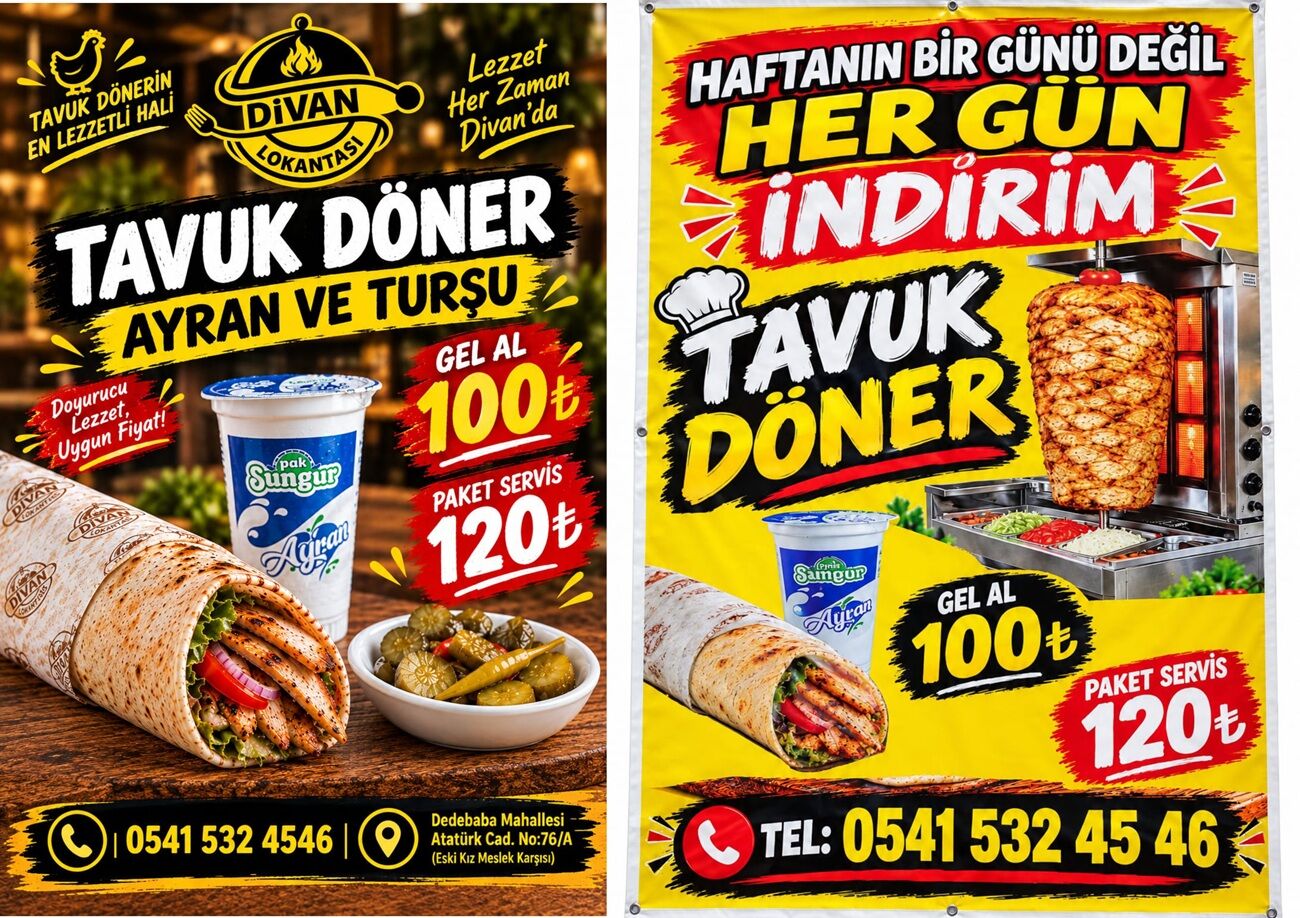Afşin’de Her Gün Geçerli! 100 Tl’lik Tavuk Döner Kampanyası (2)-1