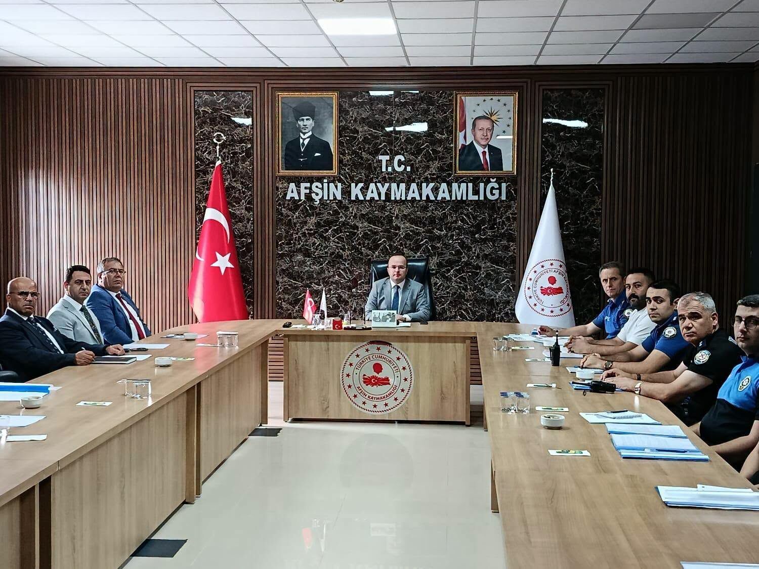 Afşin’de İlçe Güvenlik Danışma Kurulu Toplantısı Gerçekleştirildi