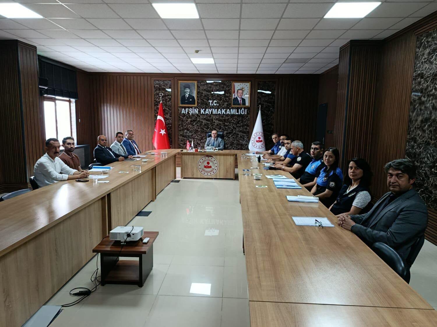 Afşin’de İlçe Güvenlik Danışma Kurulu Toplantısı Gerçekleştirildi1
