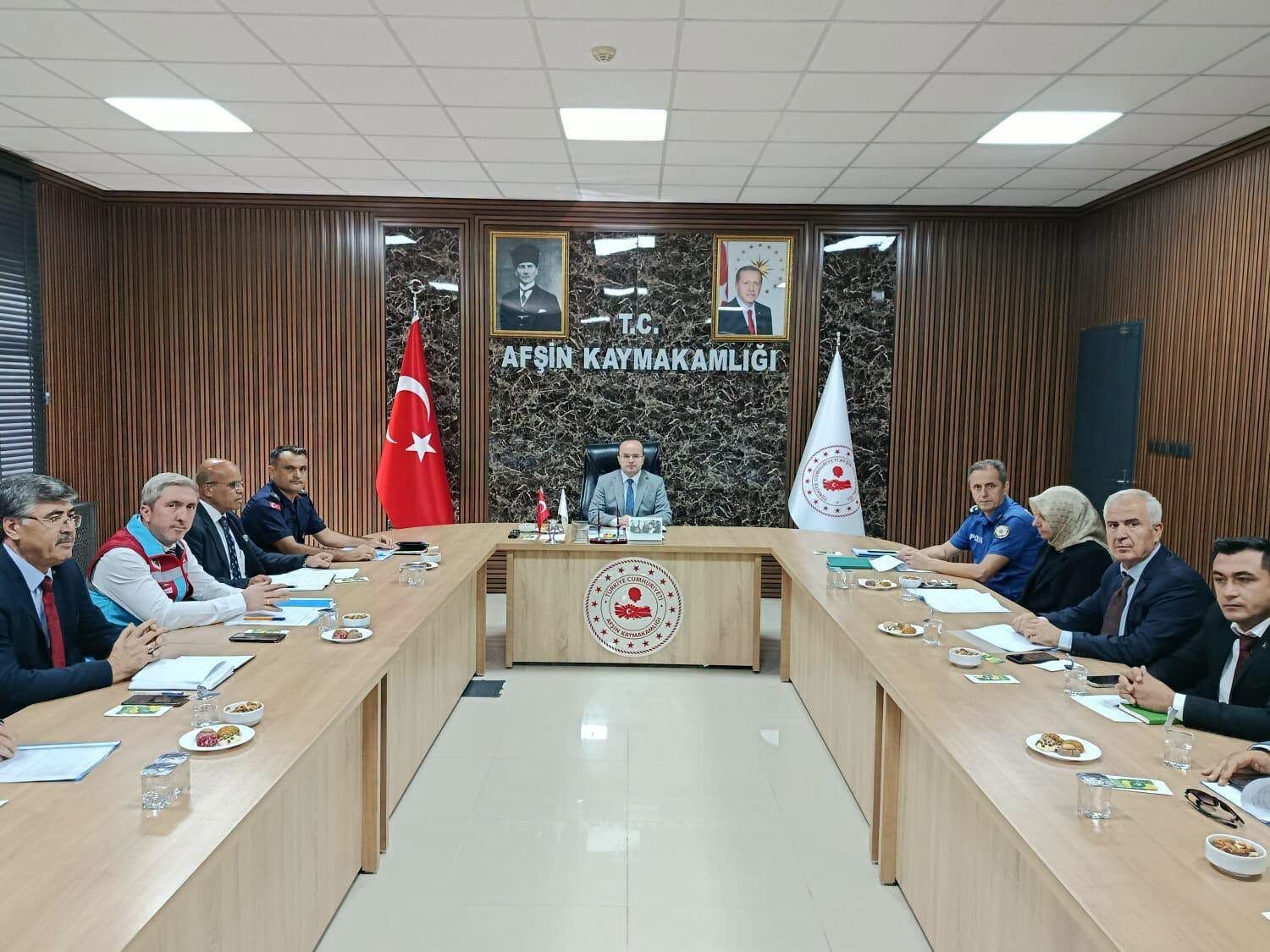 Afşin’de İlçe İdare Şube Başkanları Toplantısı Gerçekleştirildi