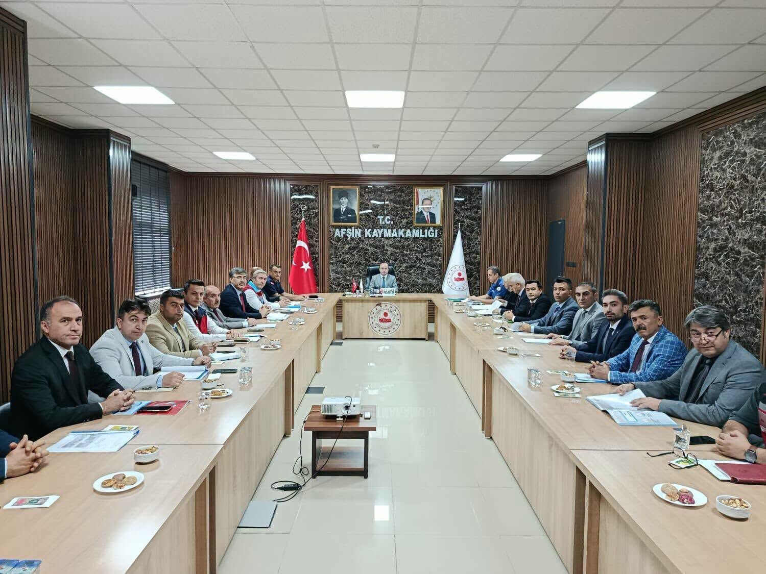 Afşin’de İlçe İdare Şube Başkanları Toplantısı Gerçekleştirildi1
