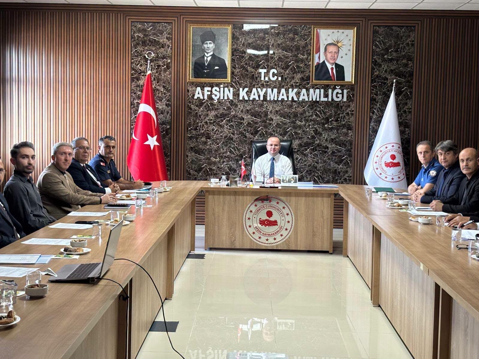 Afşin’de Okul Güvenliği Toplantısı Yapıldı Yeni Dönem Öncesi Tedbirler Masada (1)