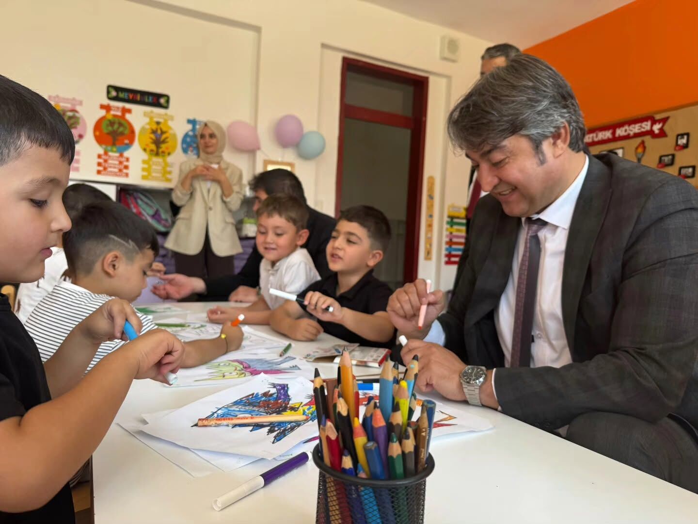 Afşin’de Yeni Eğitim Öğretim Yılı Anaokulunda Coşkuyla Başladı4