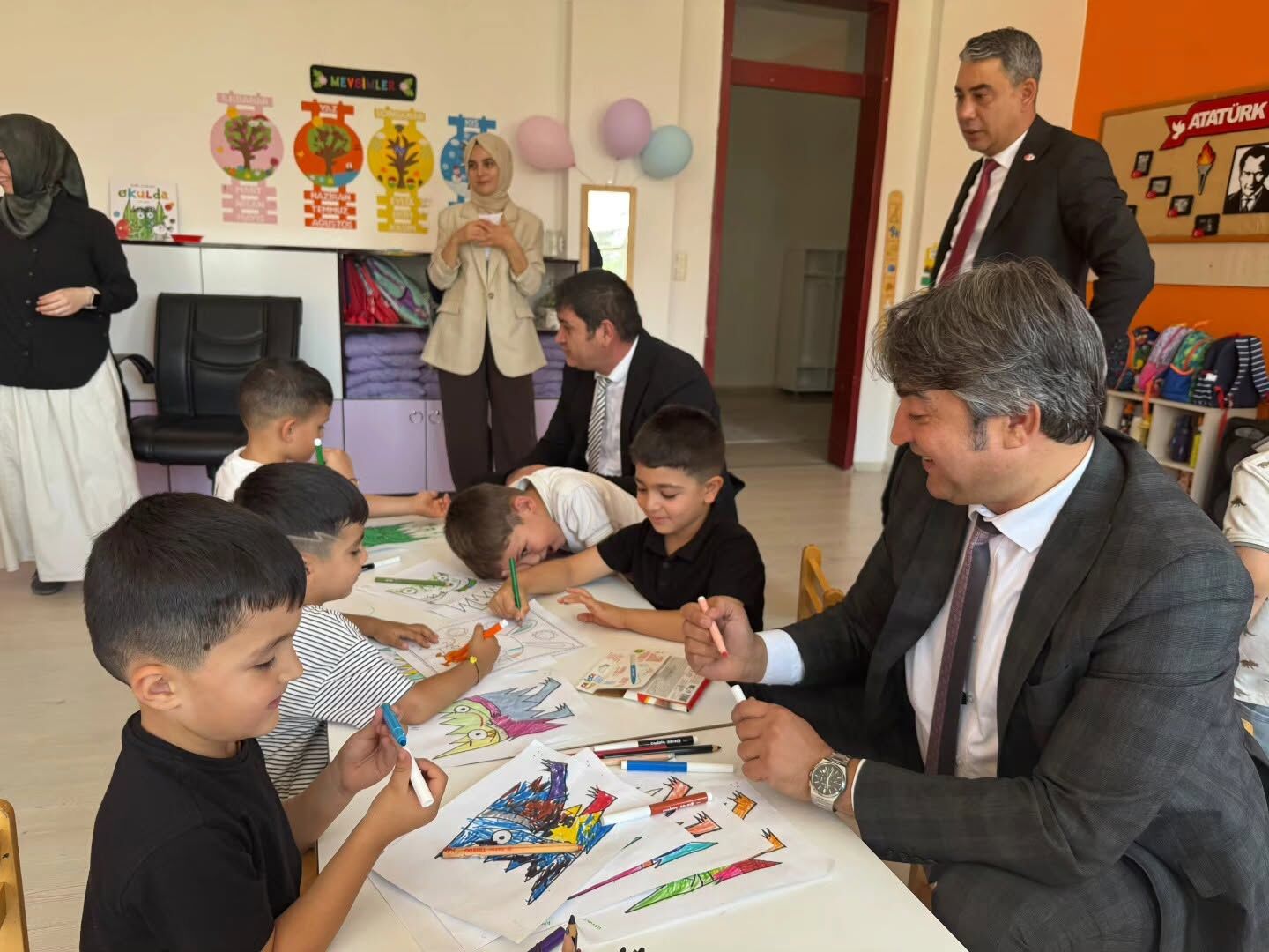 Afşin’de Yeni Eğitim Öğretim Yılı Anaokulunda Coşkuyla Başladı7