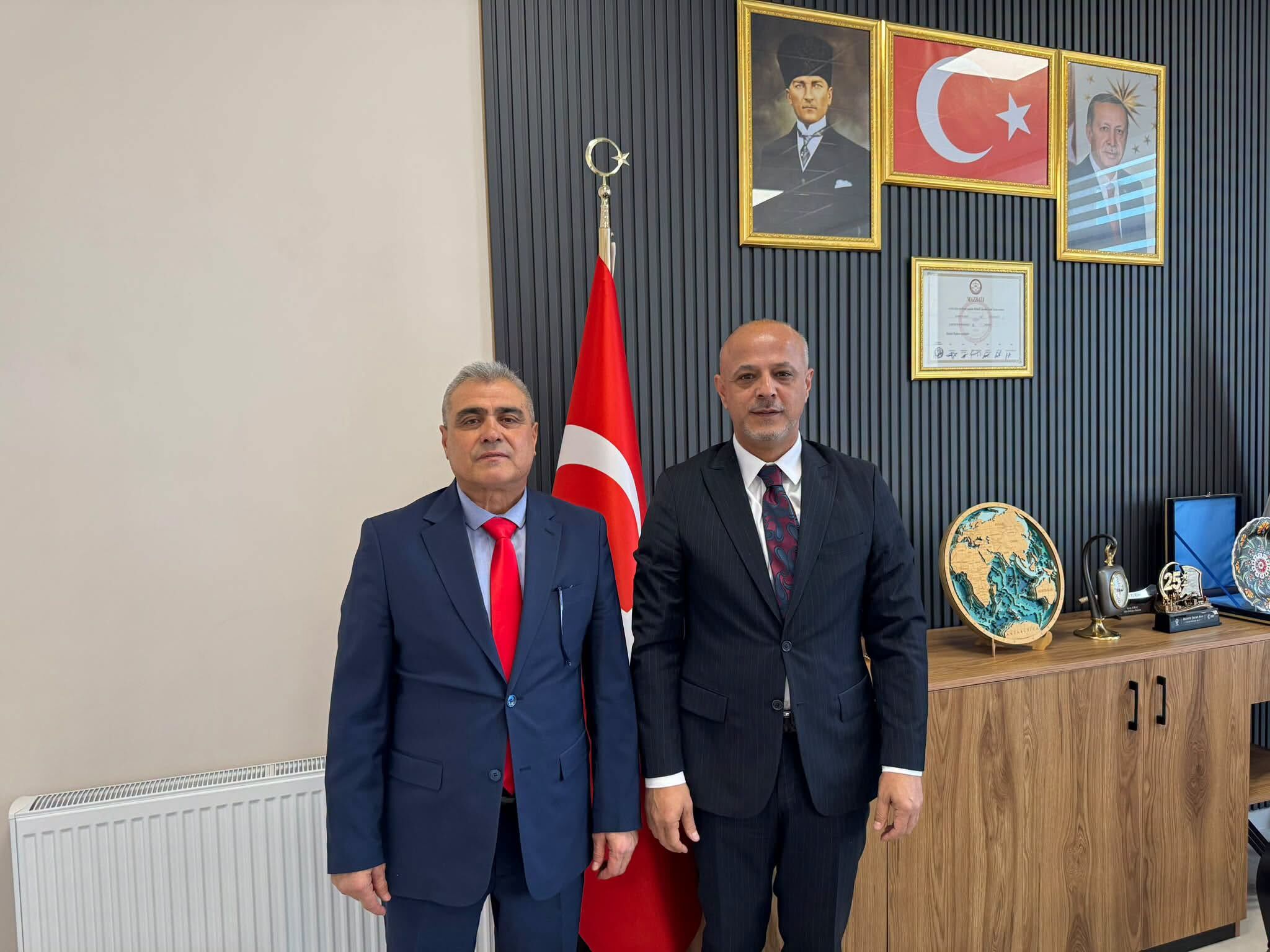 Başkan Kıraç, İlçe Milli Eğitim Müdürü Özdemir ve Heyetini Ağırladı