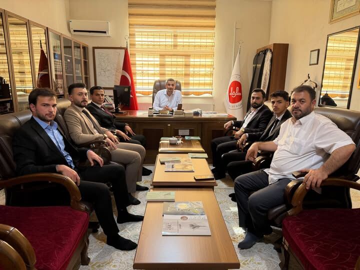Elbistan Ülkü Ocaklarından İlçe Müftüsü Yusuf Muhammed Yaşar’a ziyaret