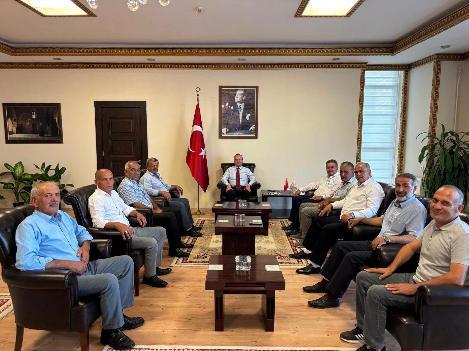 Kaymakam Arslantürk, Konuklarını Makamında Ağırladı