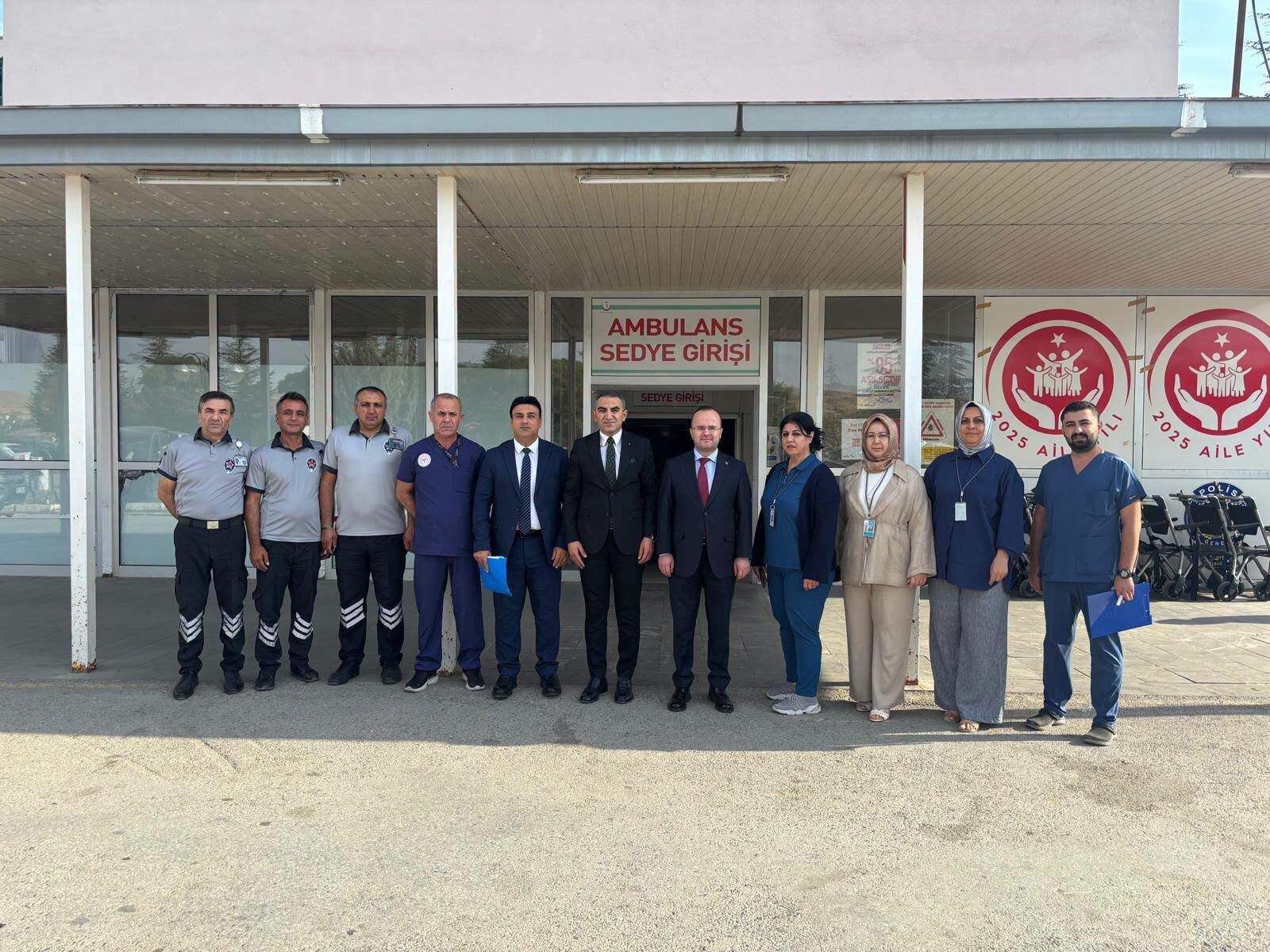 Kaymakam Arslantürk’ten Afşin Devlet Hastanesi’ne Ziyaret