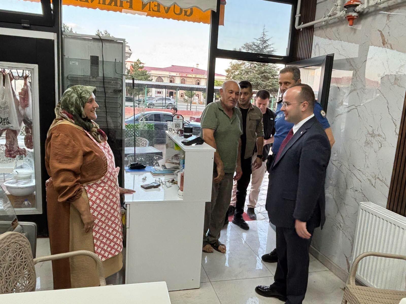 Kaymakam Arslantürk’ten Afşin Esnafına Ziyaret1