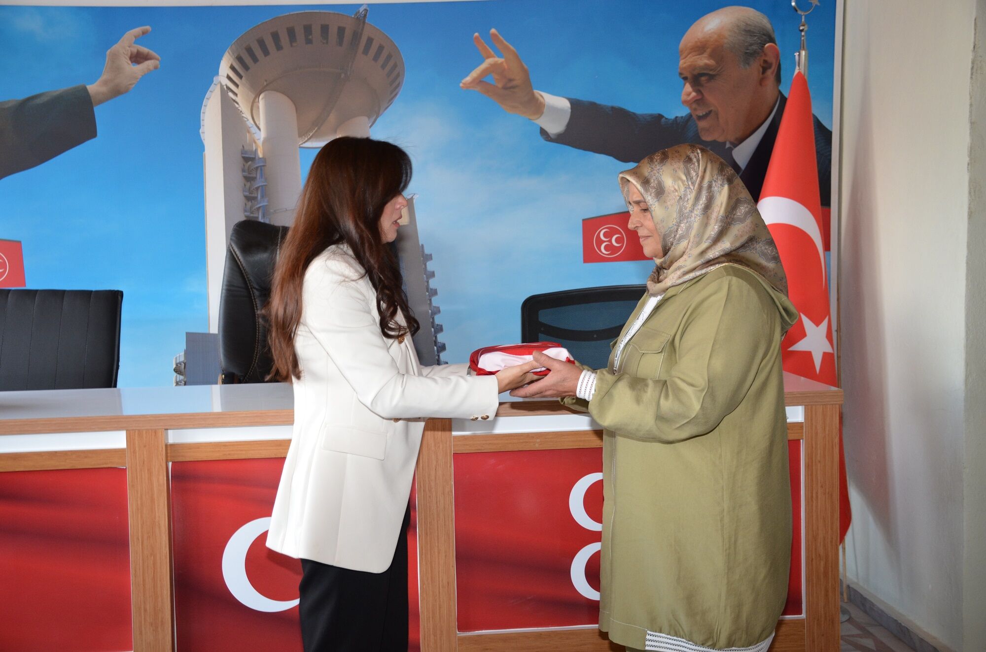Mhp Afşin Kaçep Başkanlığı’nda Görev Değişimi (6)