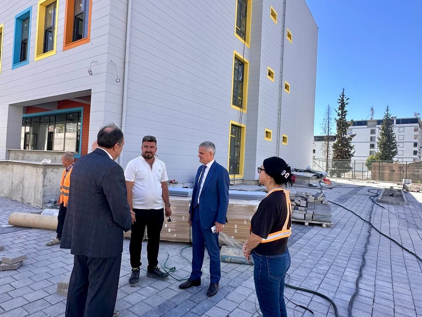 Pazarcık’ta Eğitim Yatırımları Ve Okul Ihtiyaçları Yerinde Değerlendirildi3
