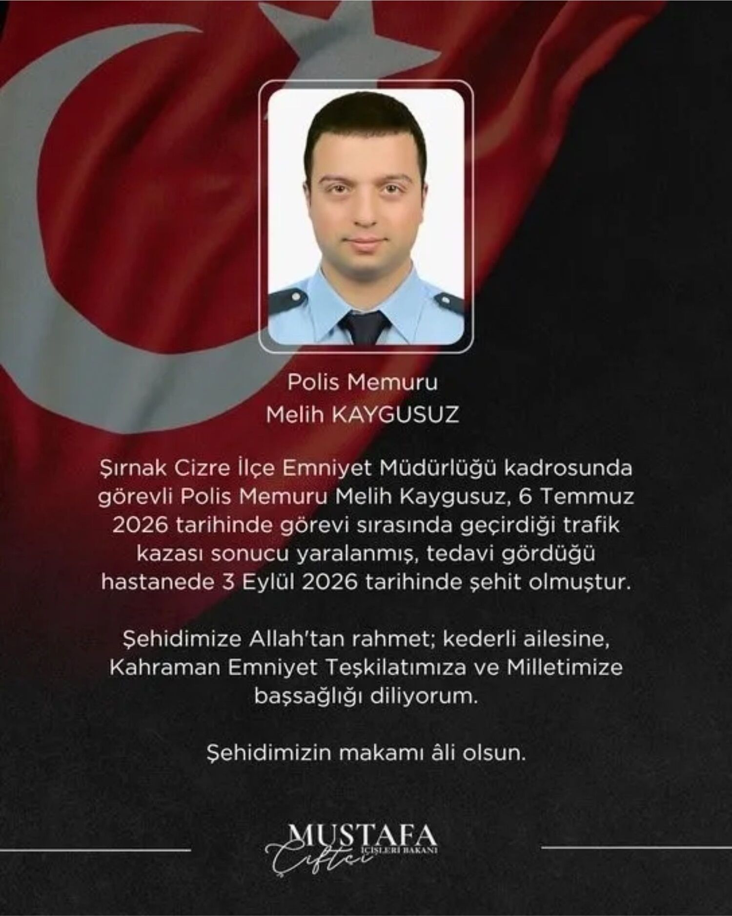 Polis Memuru Melih Kaygusuz 2