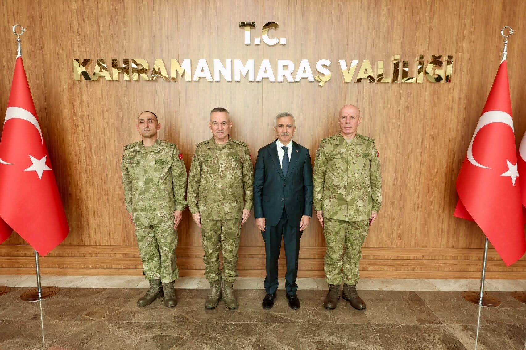 Vali Ünlüer, 2. Ordu Komutanı Korgeneral Yaralı’yı Ağırladı1
