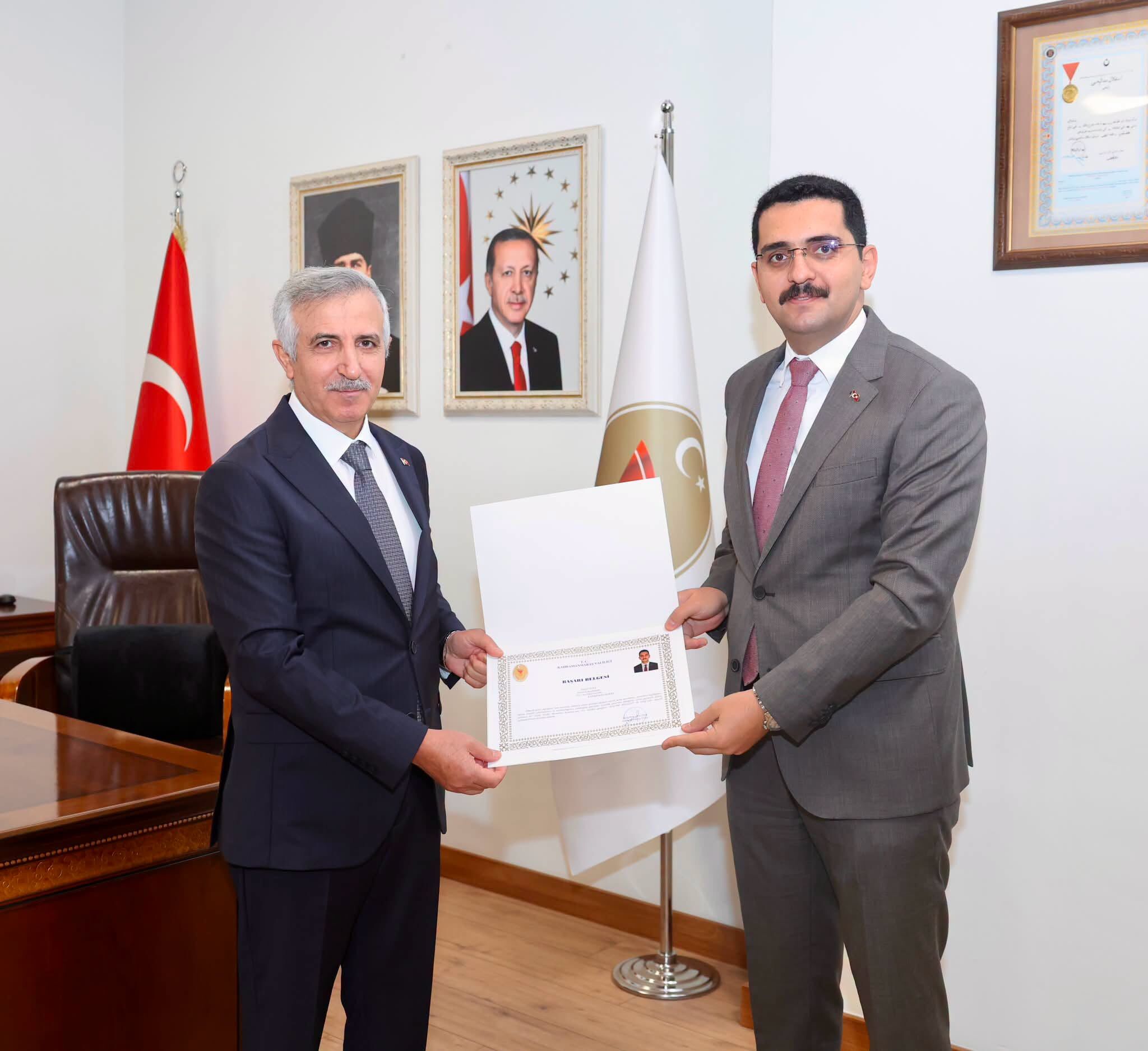 Vali Ünlüer, Mülkiye Müfettişliği Görevine Atanan Teke'yi Kabul Etti1