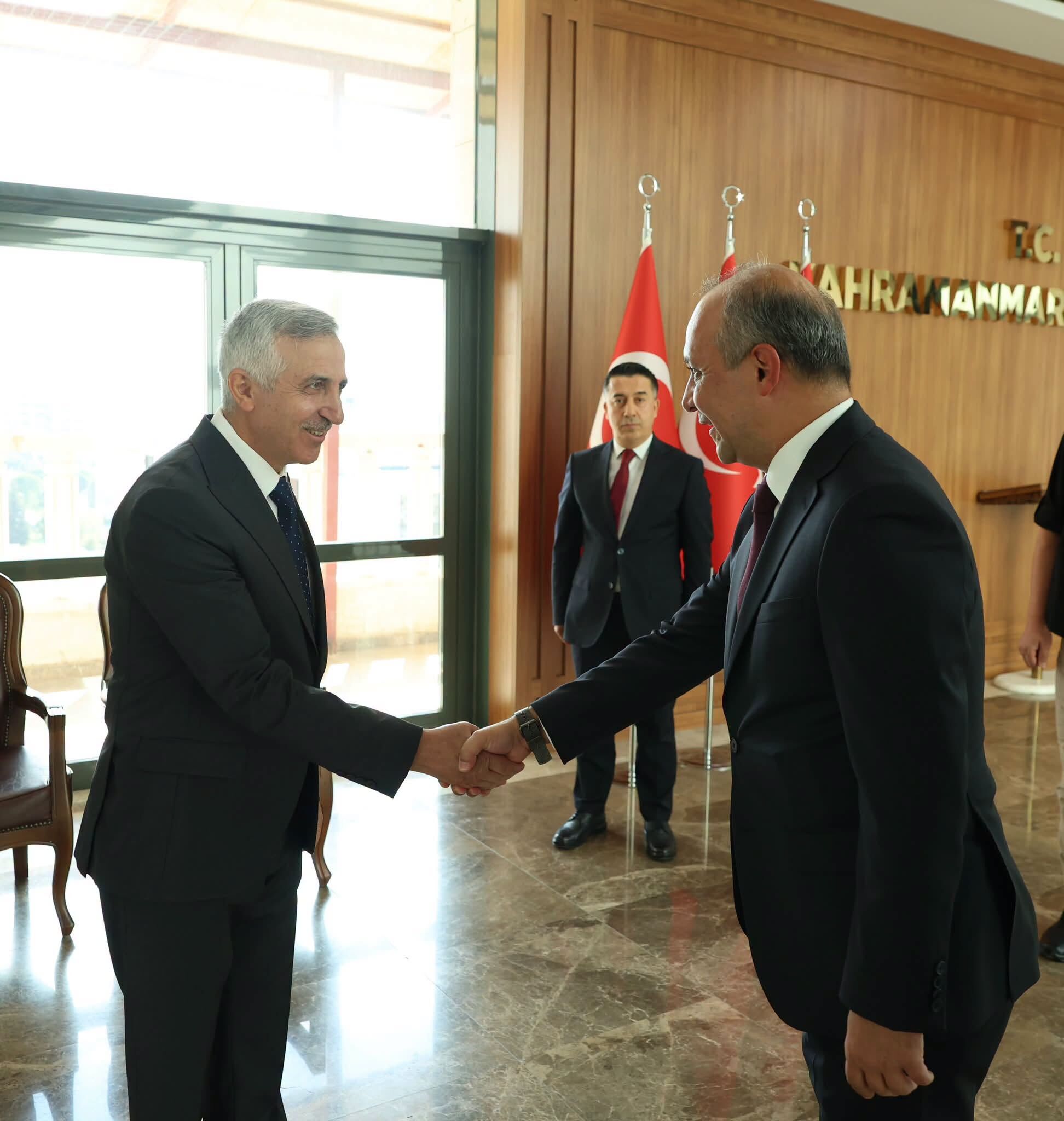 Vali Ünlüer, Sayıştay Başkanlığı Heyetini Makamında Ağırladı