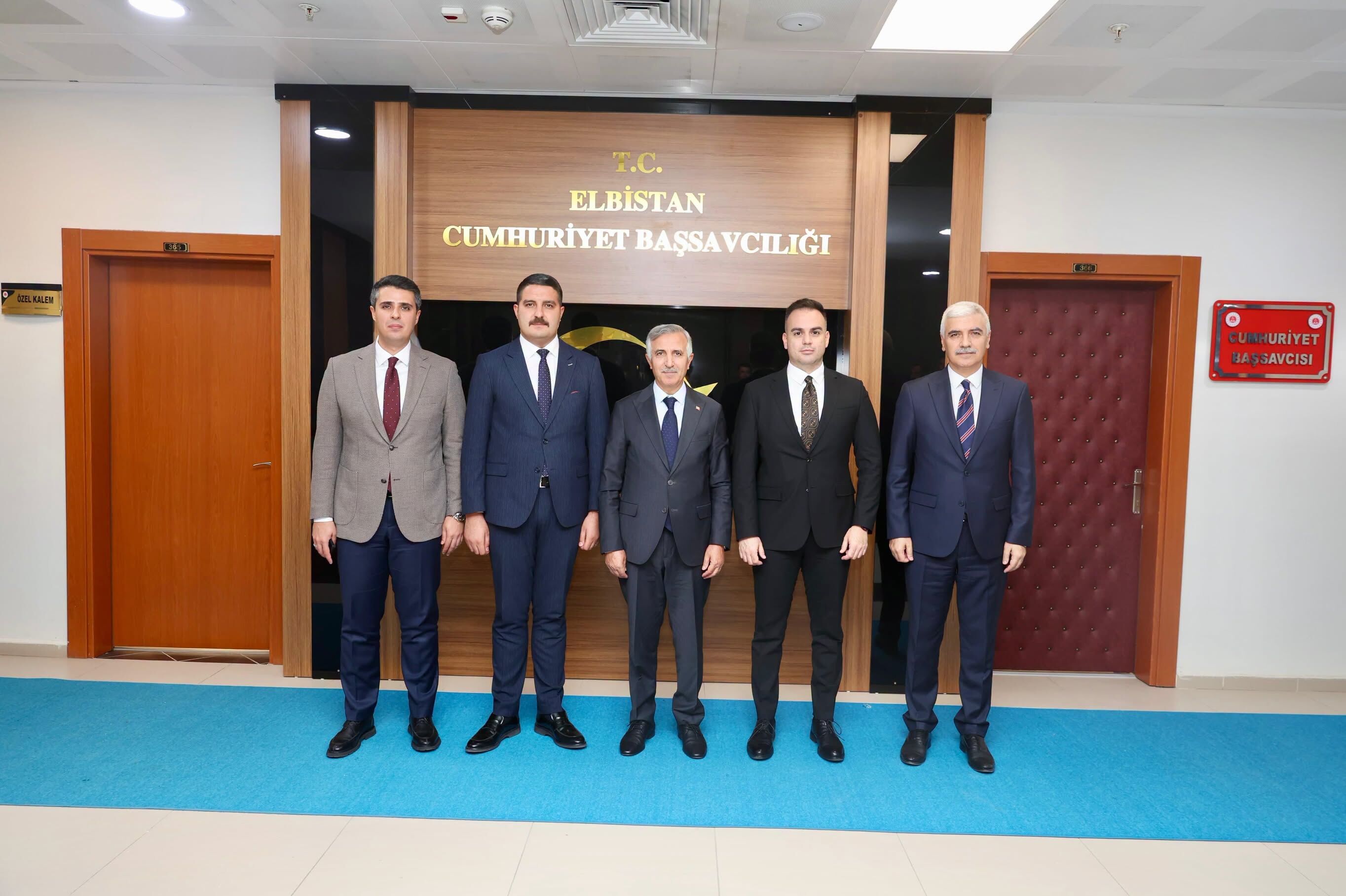Vali Ünlüer’den Elbistan Cumhuriyet Başsavcılığı’na Ziyaret1