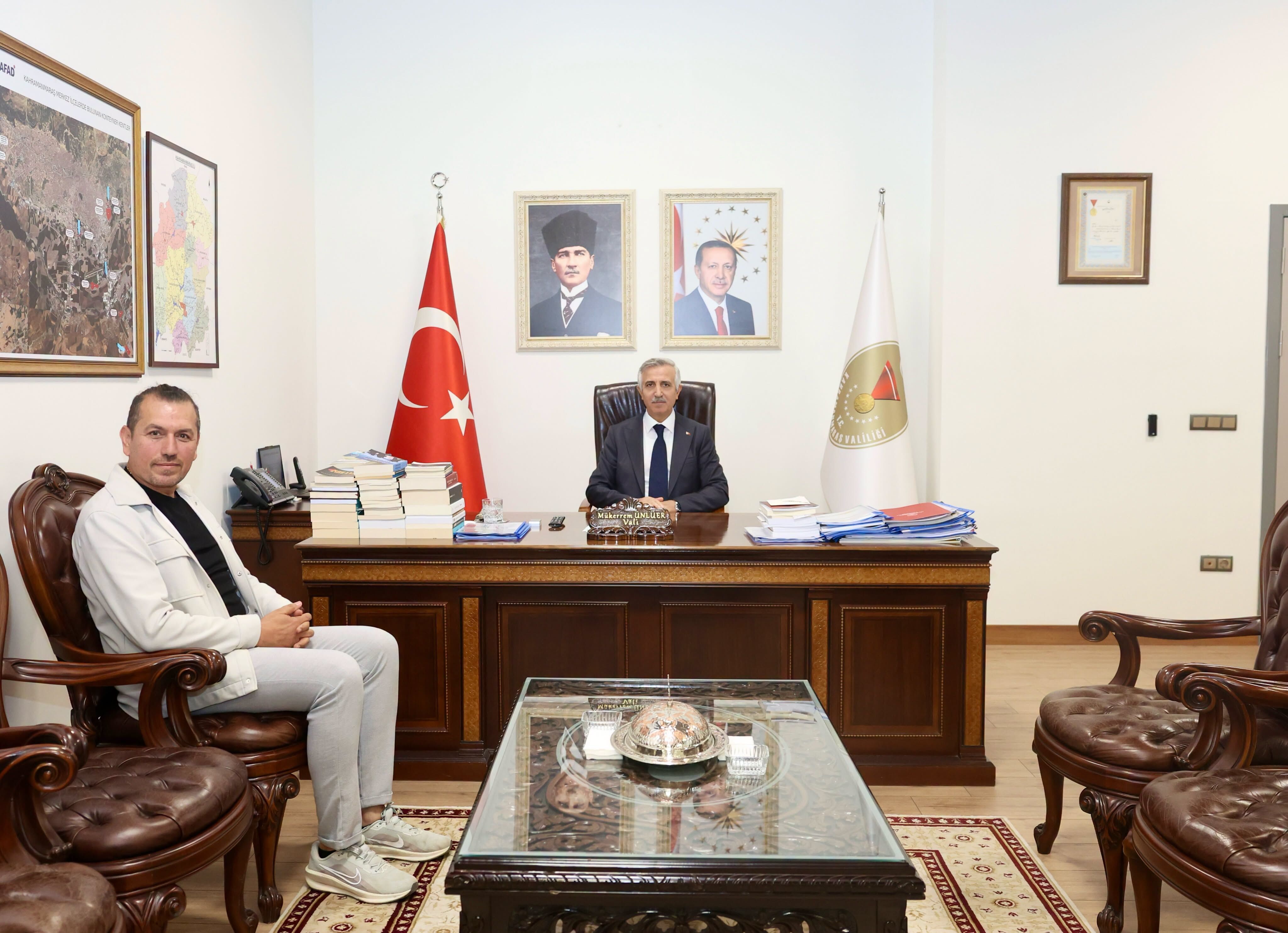Vali Ünlüer’den Ki̇sam Yönetimine Kabul