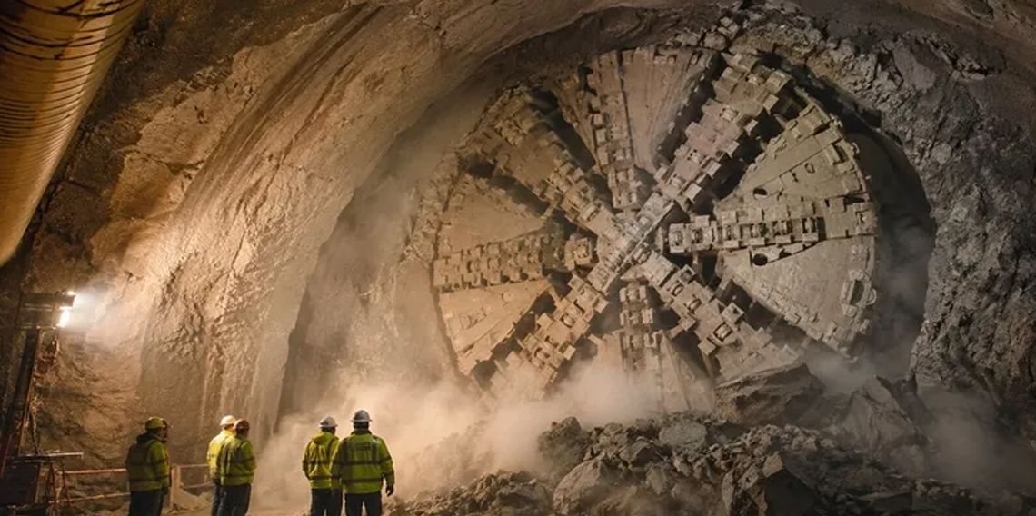 706 Gün Sonra 55 Kilometrelik Tünel Birleşti