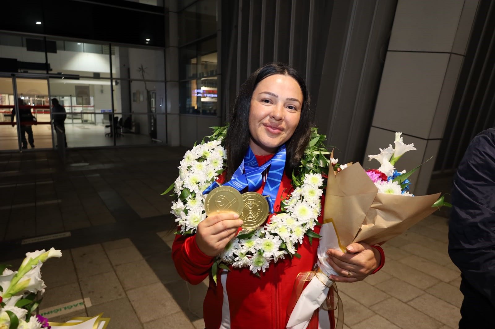Avrupa Şampiyonu Milli Sporculara Coşkulu Karşılama-1