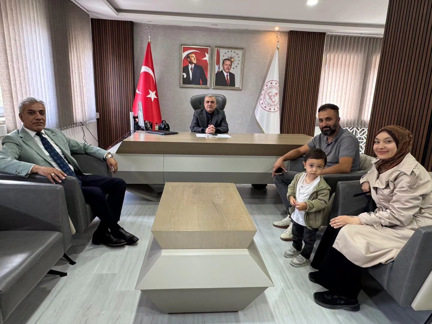Afşin İlçe Milli Eğitim Müdürü Özdemir’e Hayırlı Olsun Ziyaretleri