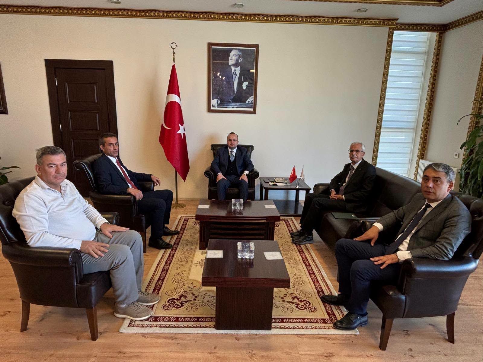 Afşin Kaymakamı Arslantürk’e Ziyaretler Sürüyor-1