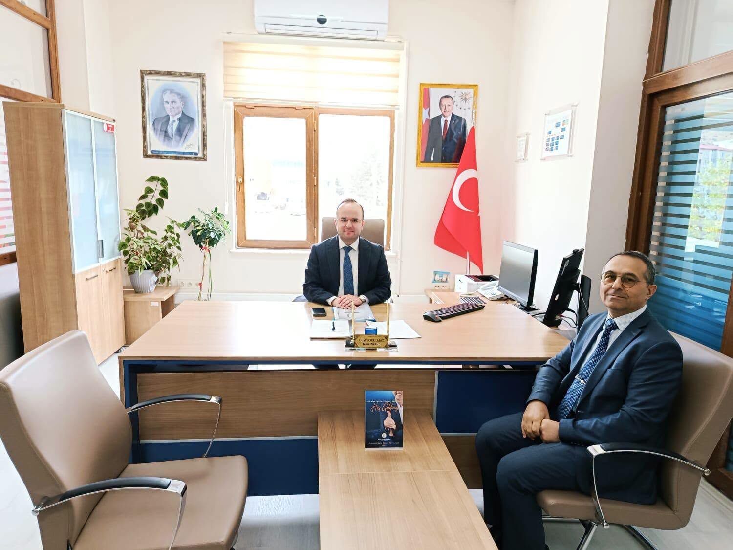 Afşin Kaymakamı Arslantürk’ten Tapu Müdürlüğüne Ziyaret1