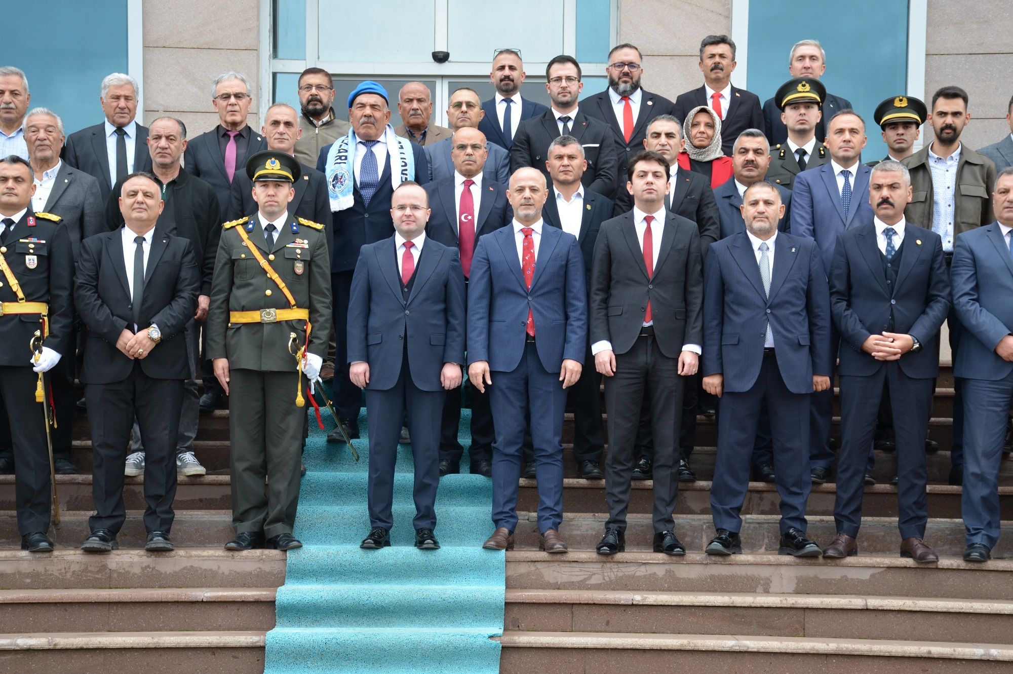 Afşin’de 29 Ekim Cumhuriyet Bayramı Tebrikleri Kaymakamlıkta Kabul Edildi (1)