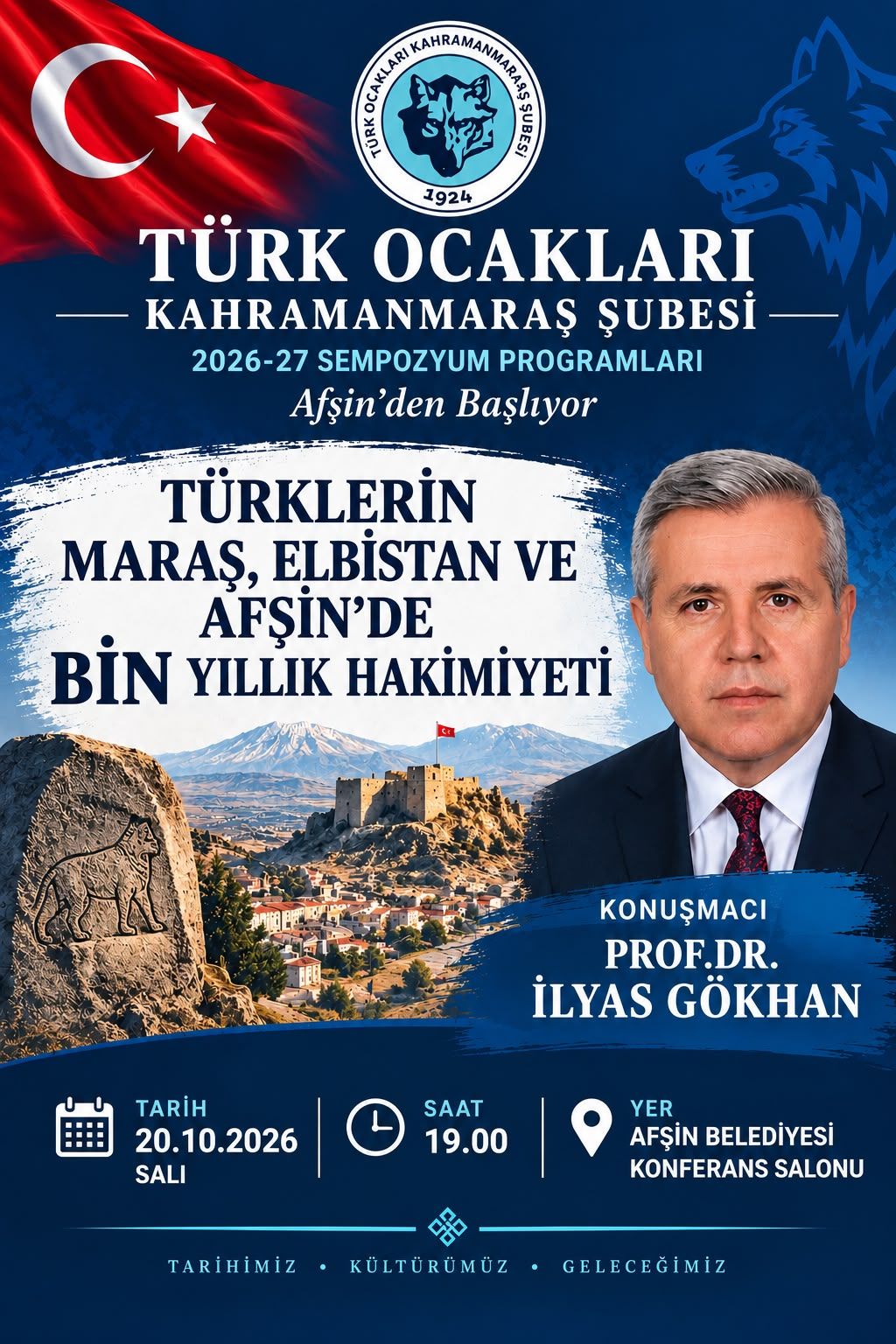 Afşin’de Bin Yıllık Türk Tarihi Masaya Yatırılacak
