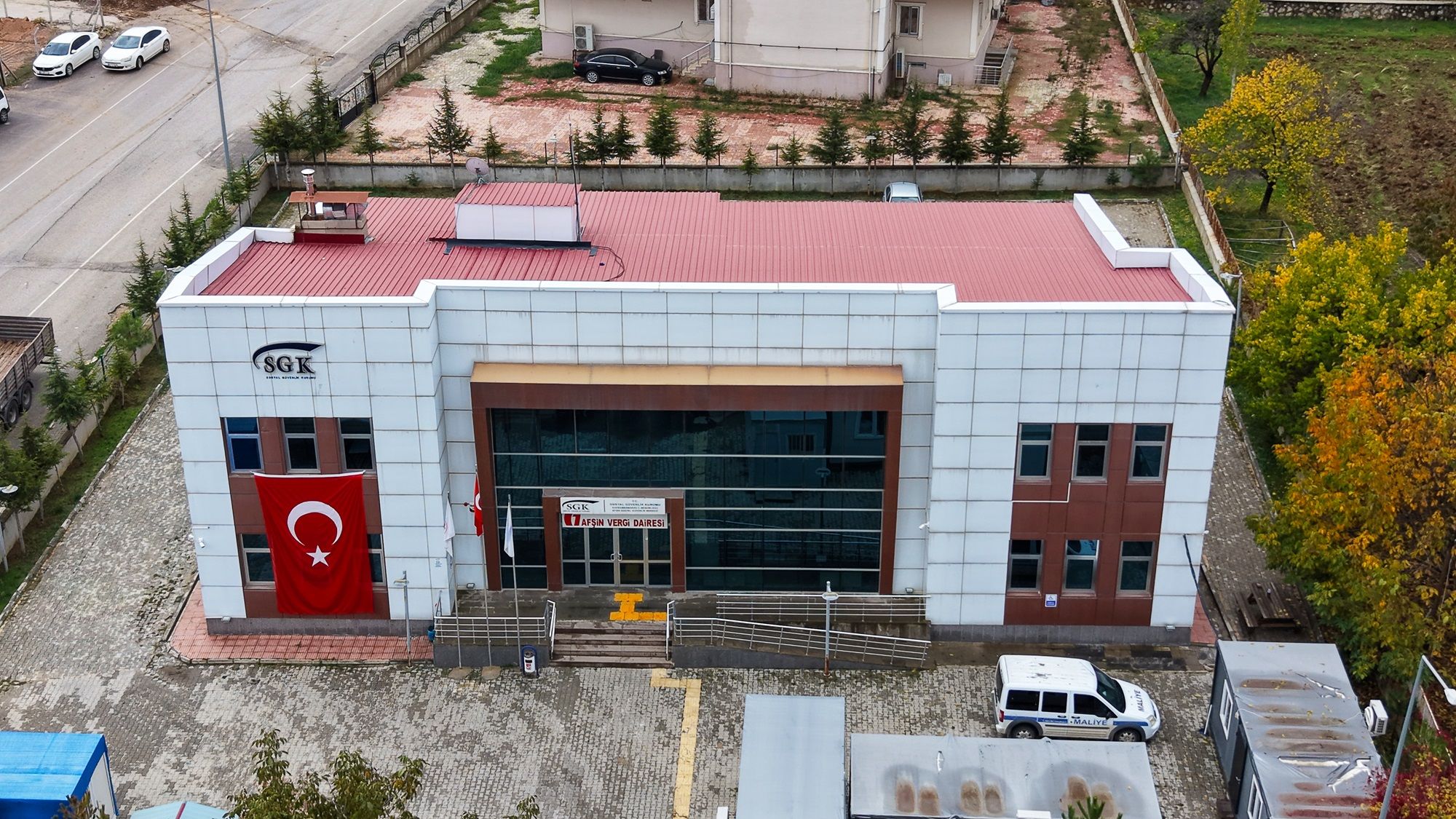 Afşin’de Cadde Ve Sokaklar Türk Bayraklarıyla Donatıldı (14)