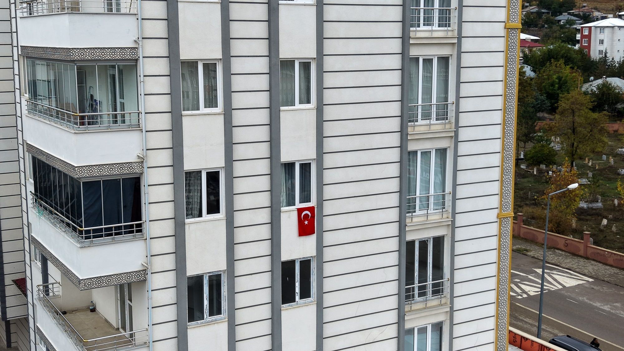 Afşin’de Cadde Ve Sokaklar Türk Bayraklarıyla Donatıldı (5)