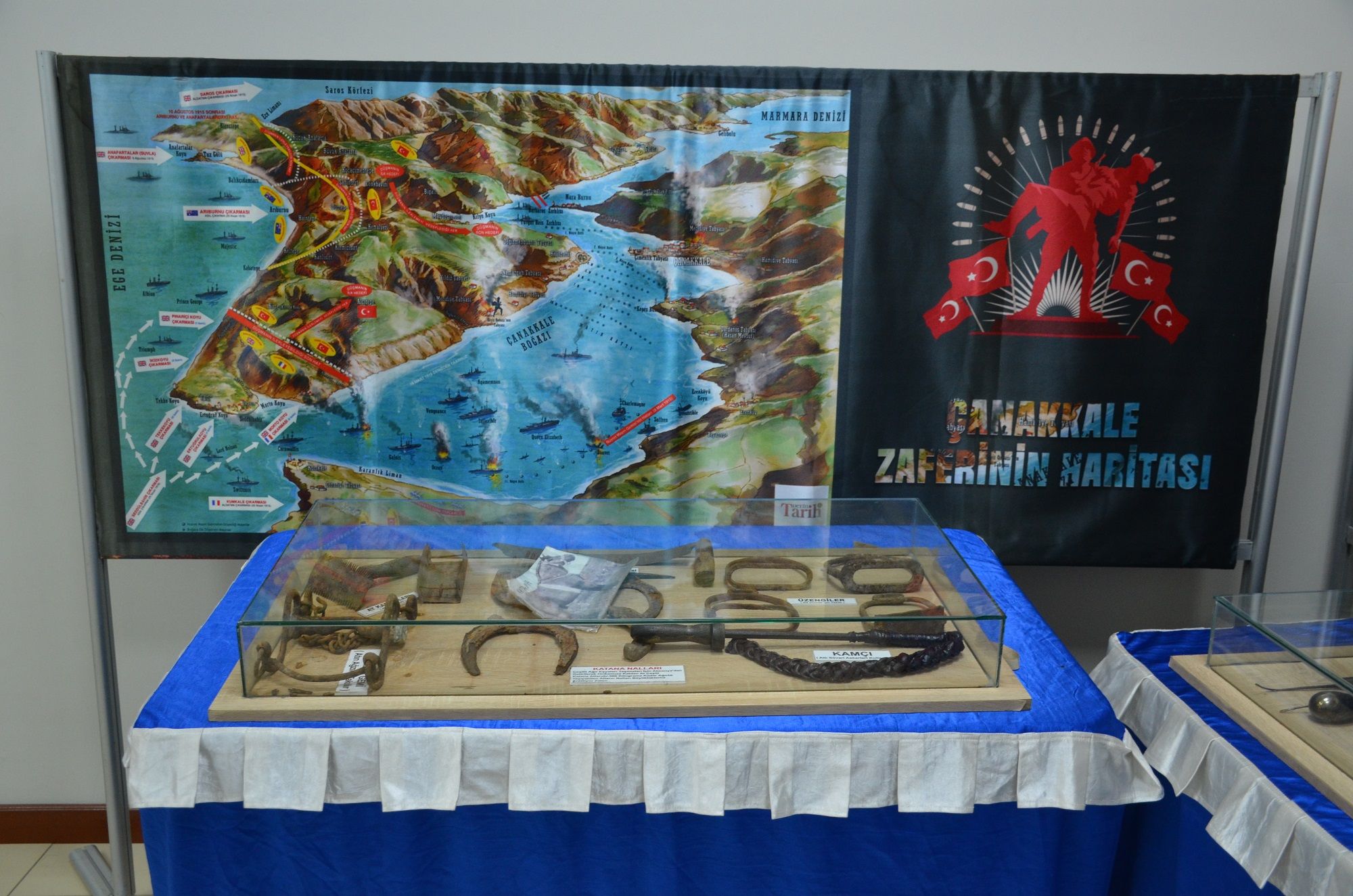 Afşin’de Çanakkale Savaş Eserleri Müzesi Ve Uzay Çadırı Ziyarete Açıldı (12)