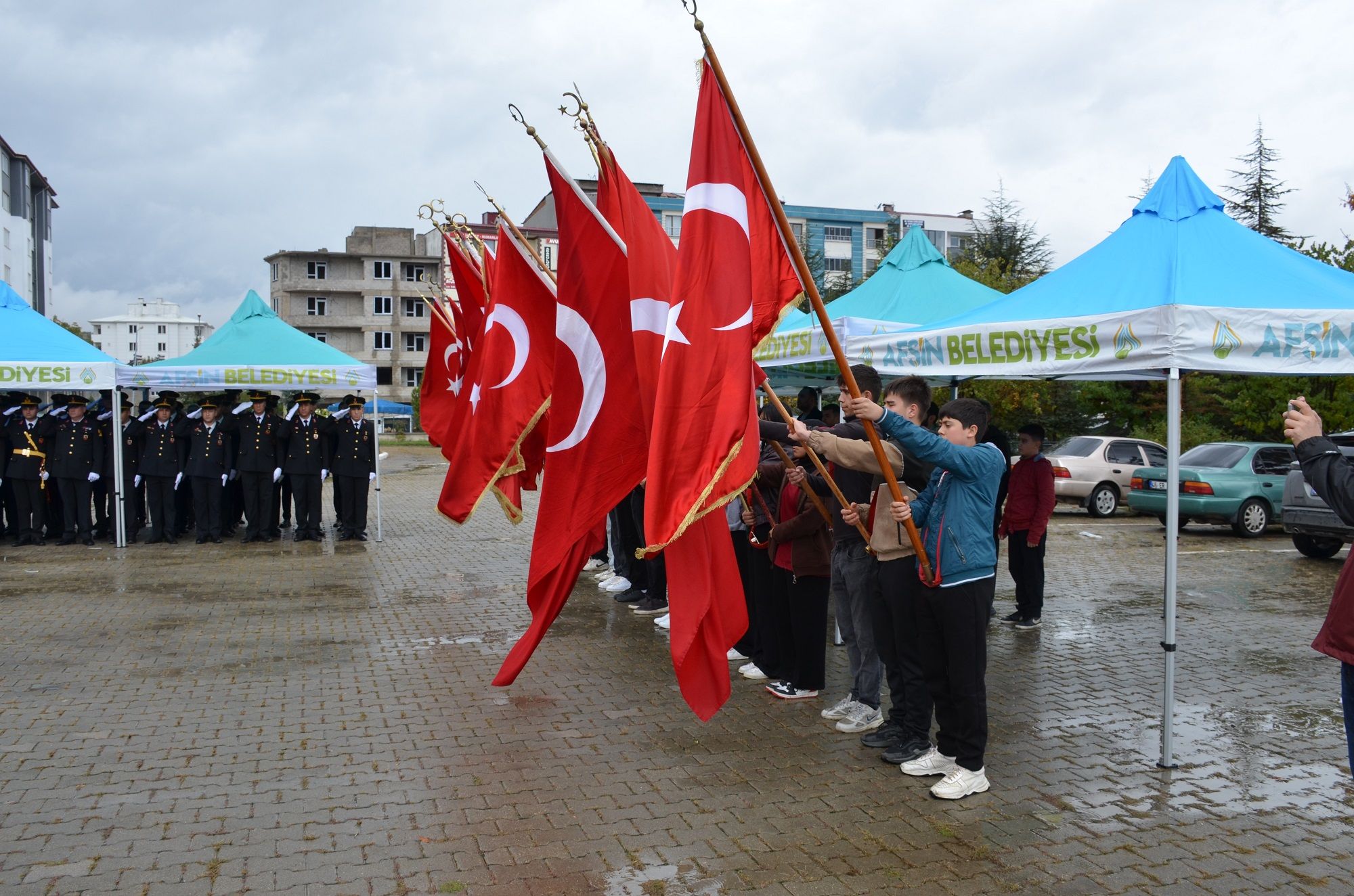 Afşin’de Çelenk Sunma Töreni Düzenlendi (18)