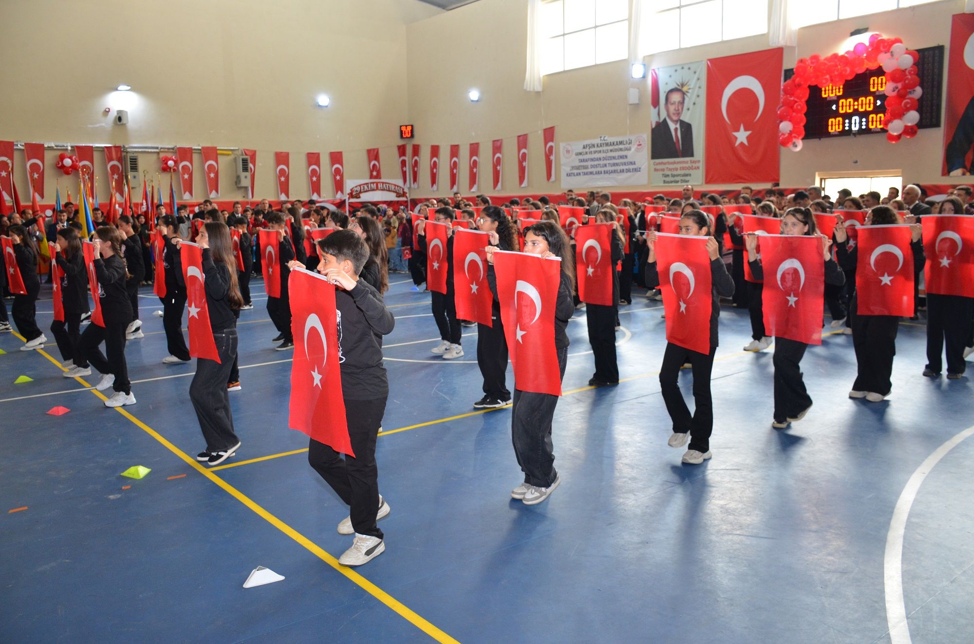 Afşin’de Cumhuriyet’in 103. Yılı Büyük Coşkuyla Kutlandı