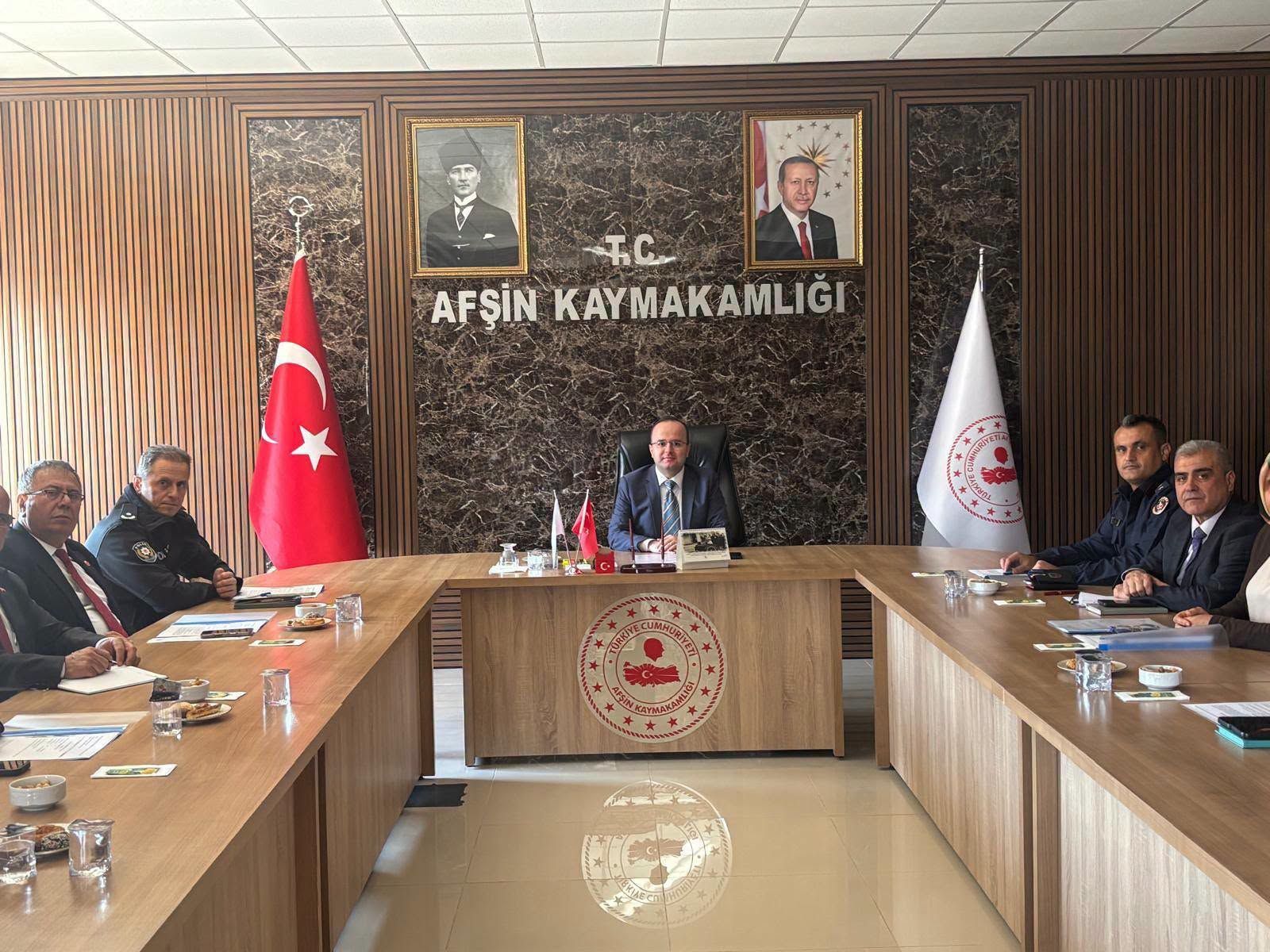 Afşin’de Kpss Öncesi Sınav Güvenliği Toplantısı Yapıldı