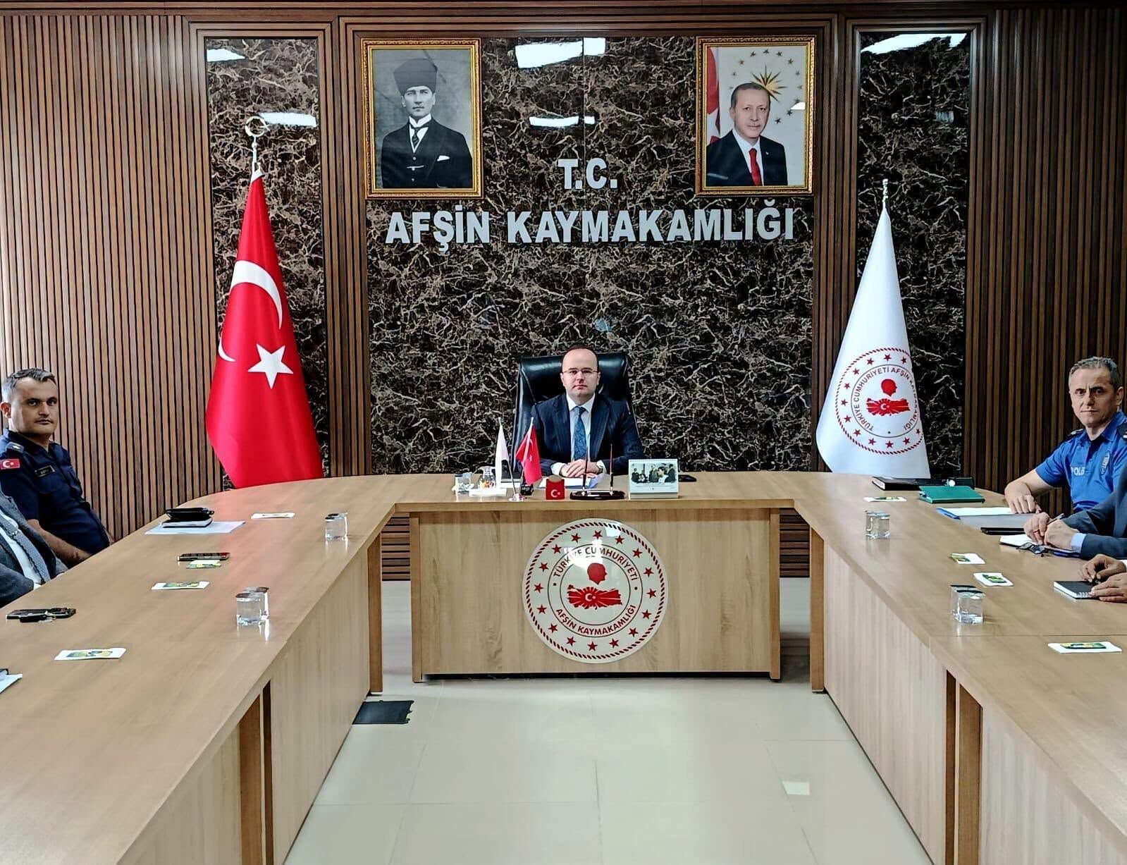 Afşin’de Üniversite Güvenliği İçin Tedbirler Masaya Yatırıldı