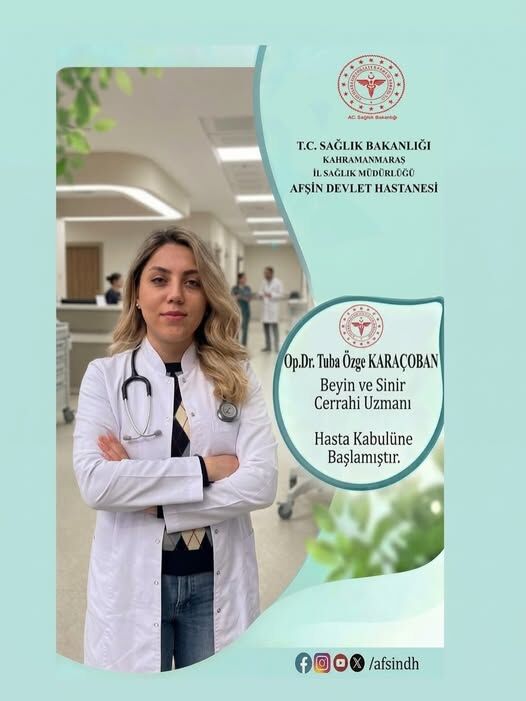 Afşin’e Yeni Uzman Doktor! Hasta Kabulüne Başladı