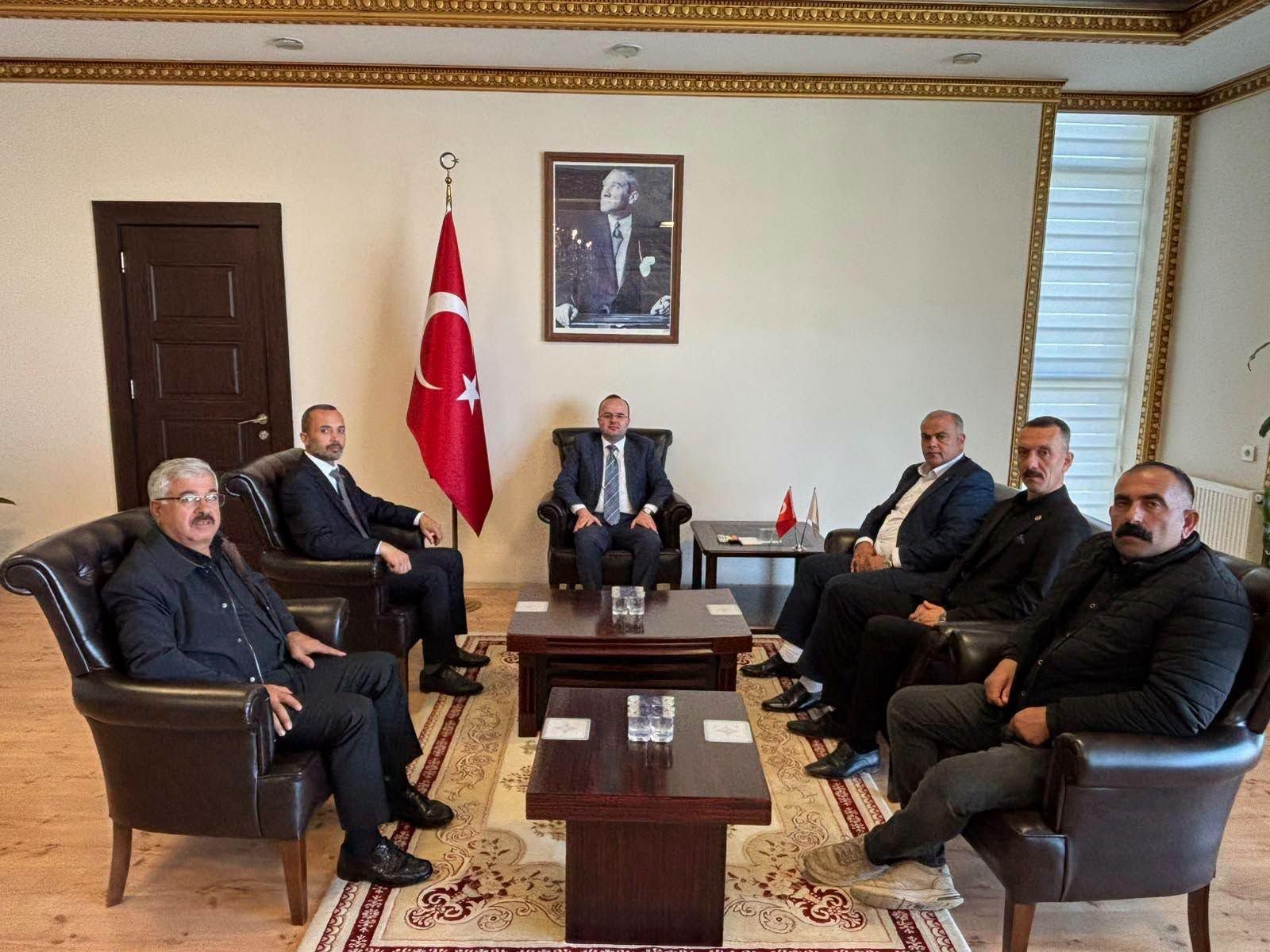 Afşinli Muhtarlardan Kaymakam Arslantürk’e Ziyaret