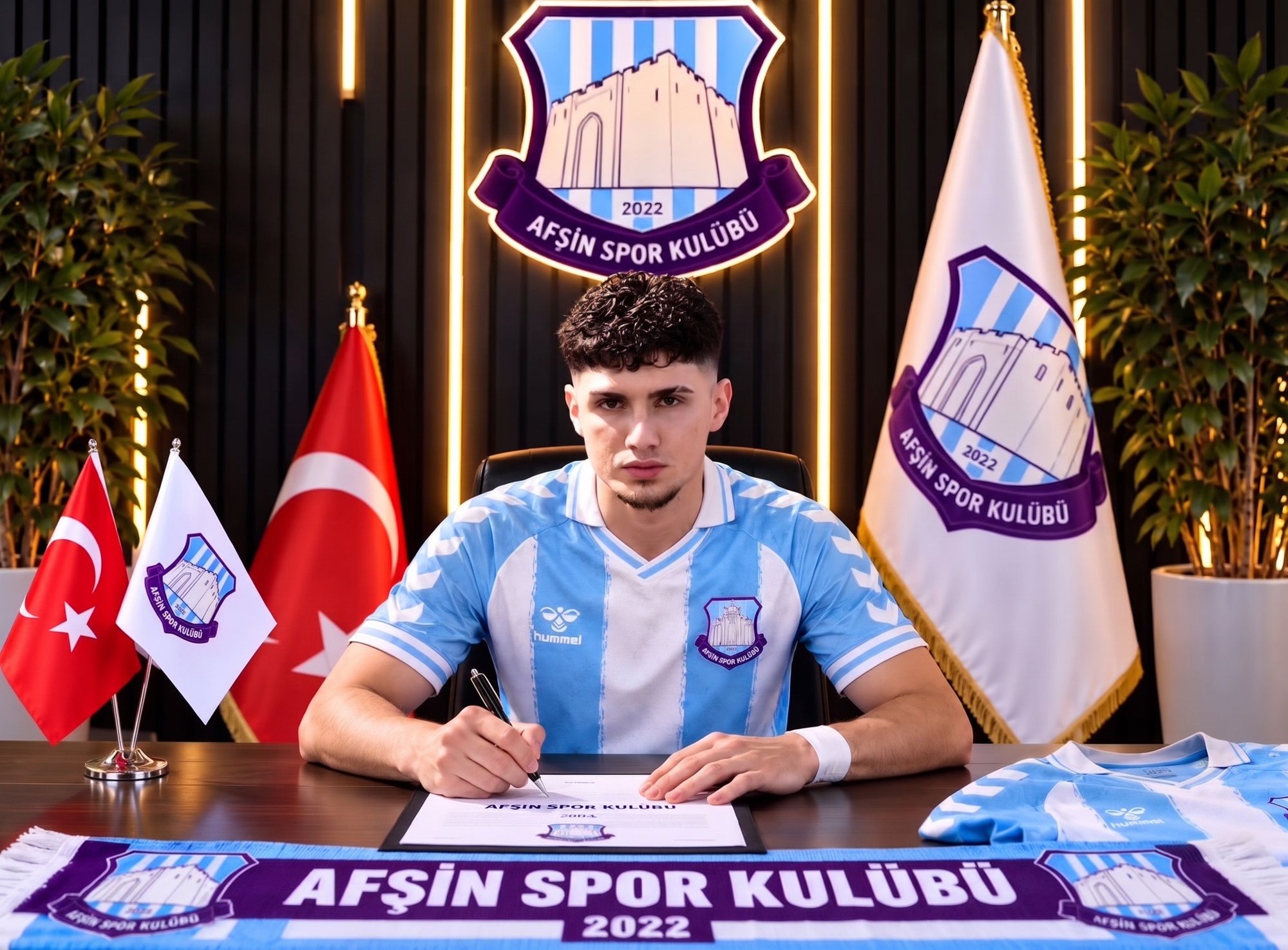 Afşinspor, Genç Orta Saha Oyuncusu Salih Arda Deniz’i Kadrosuna Kattı