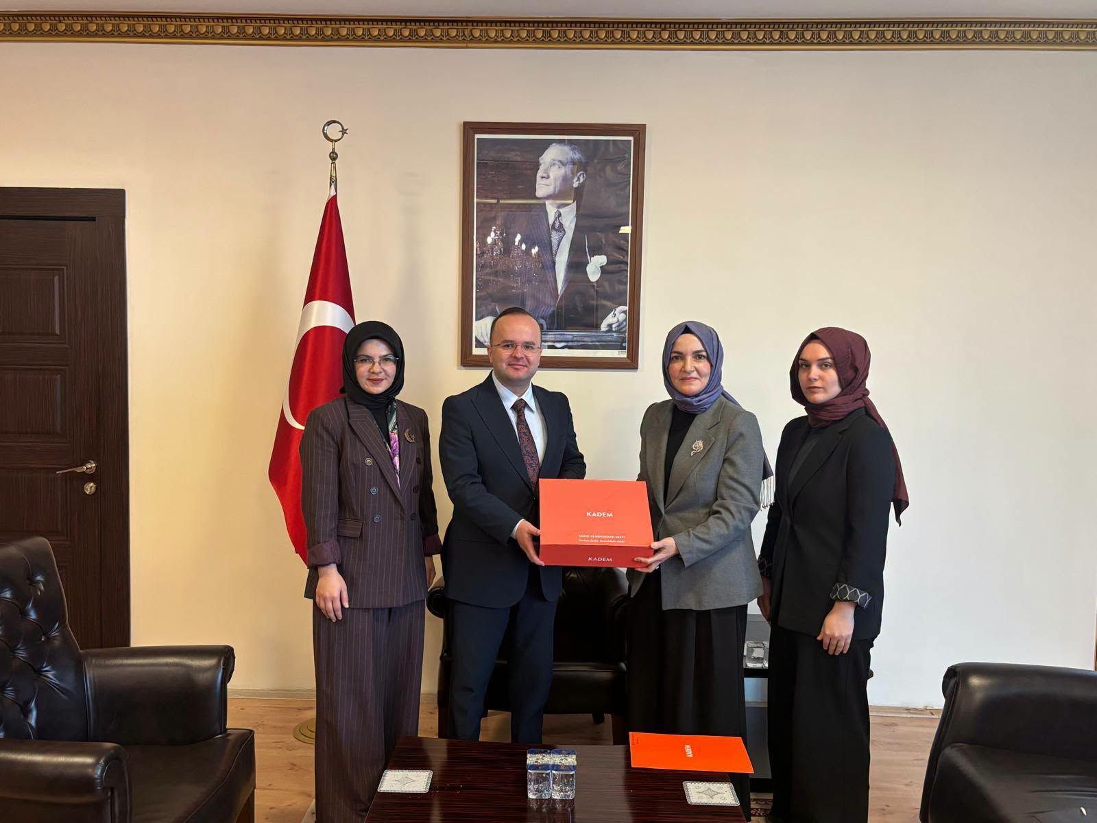 KADEM Kahramanmaraş İl Temsilcisi Taşkıran’dan Kaymakam Arslantürk’e Ziyaret