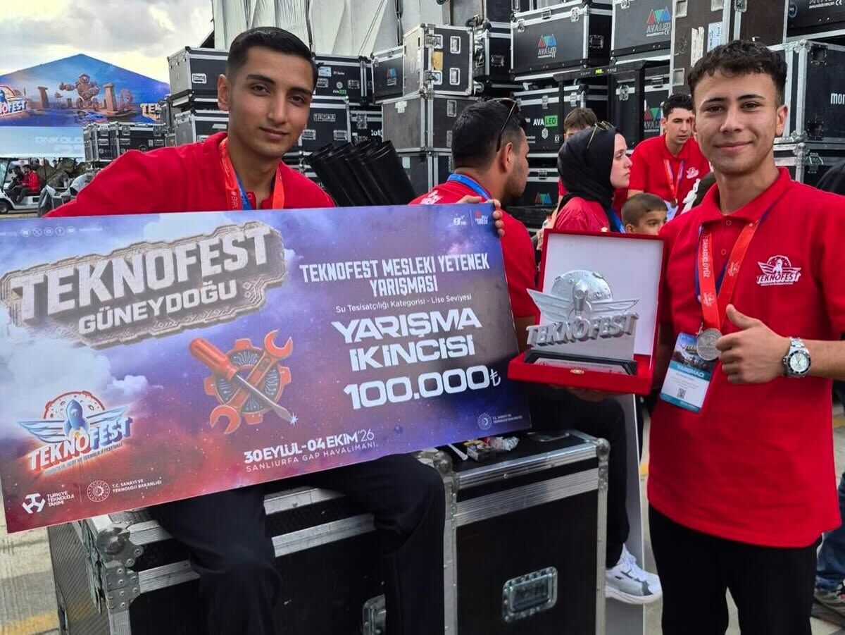 Kahramanmaraşlı Öğrenciler Teknofest’te Türkiye İkincisi Oldu1