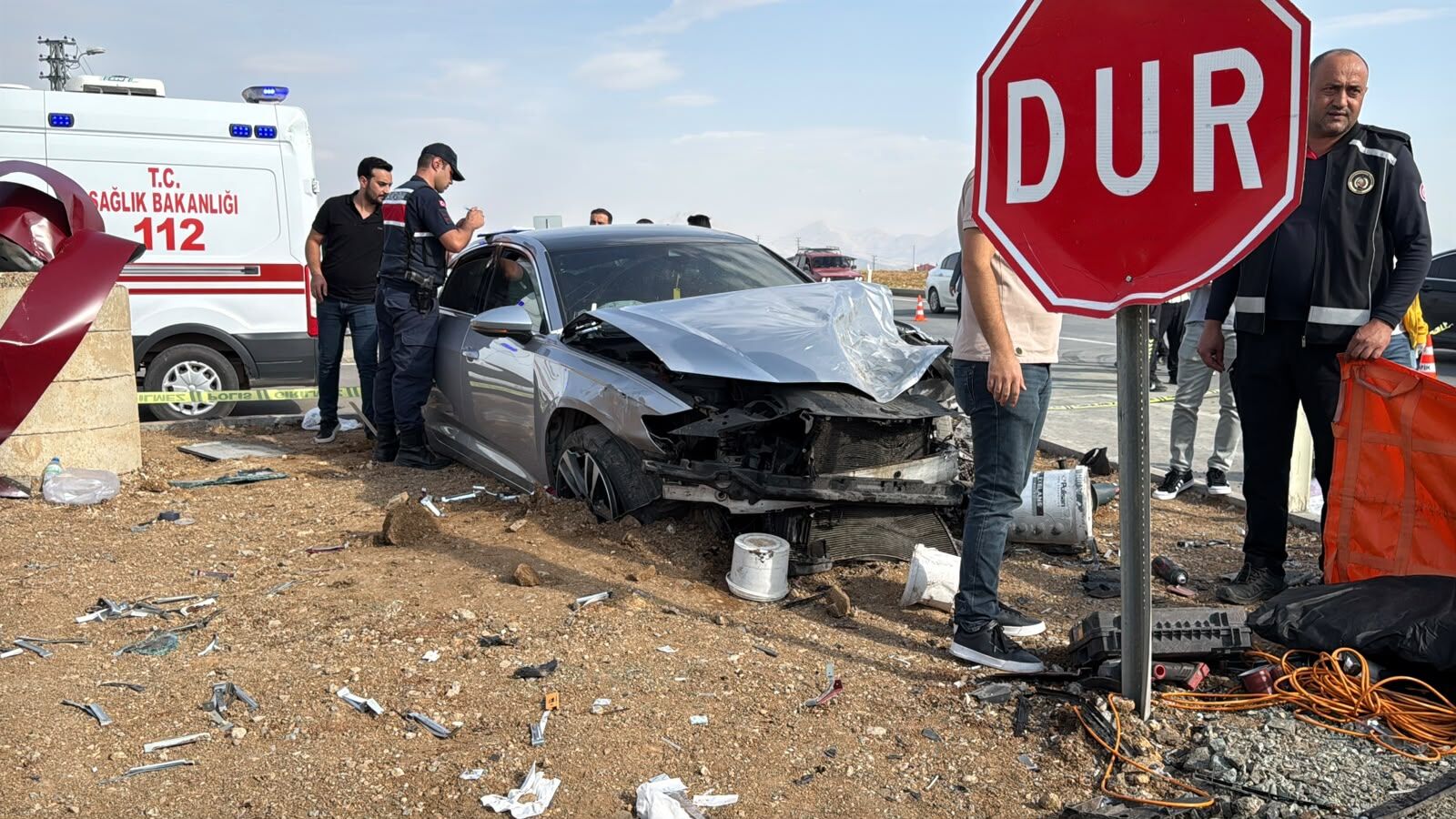 Mhp Milletvekili Karakoç Ve 5 Kişi Kazada Yaralandı (1)